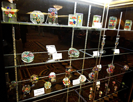 Special exhibit of Russian paperweights, plaques, and seals